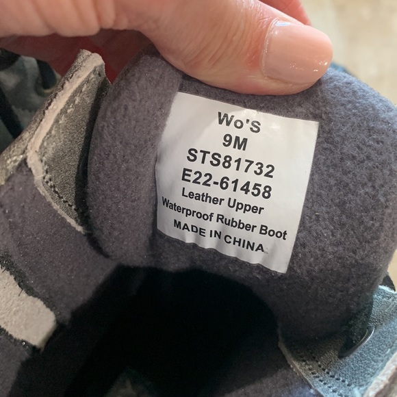 NWT Sperry duck boots, size 9, New in Box, black/grey - Picture 5 of 10